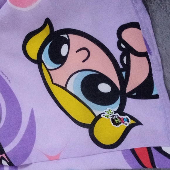 Vintage Boom Box Benny's "Power Puff Girls" Custom Patchwork Shorts – UNISEX - Picture 7 of 8